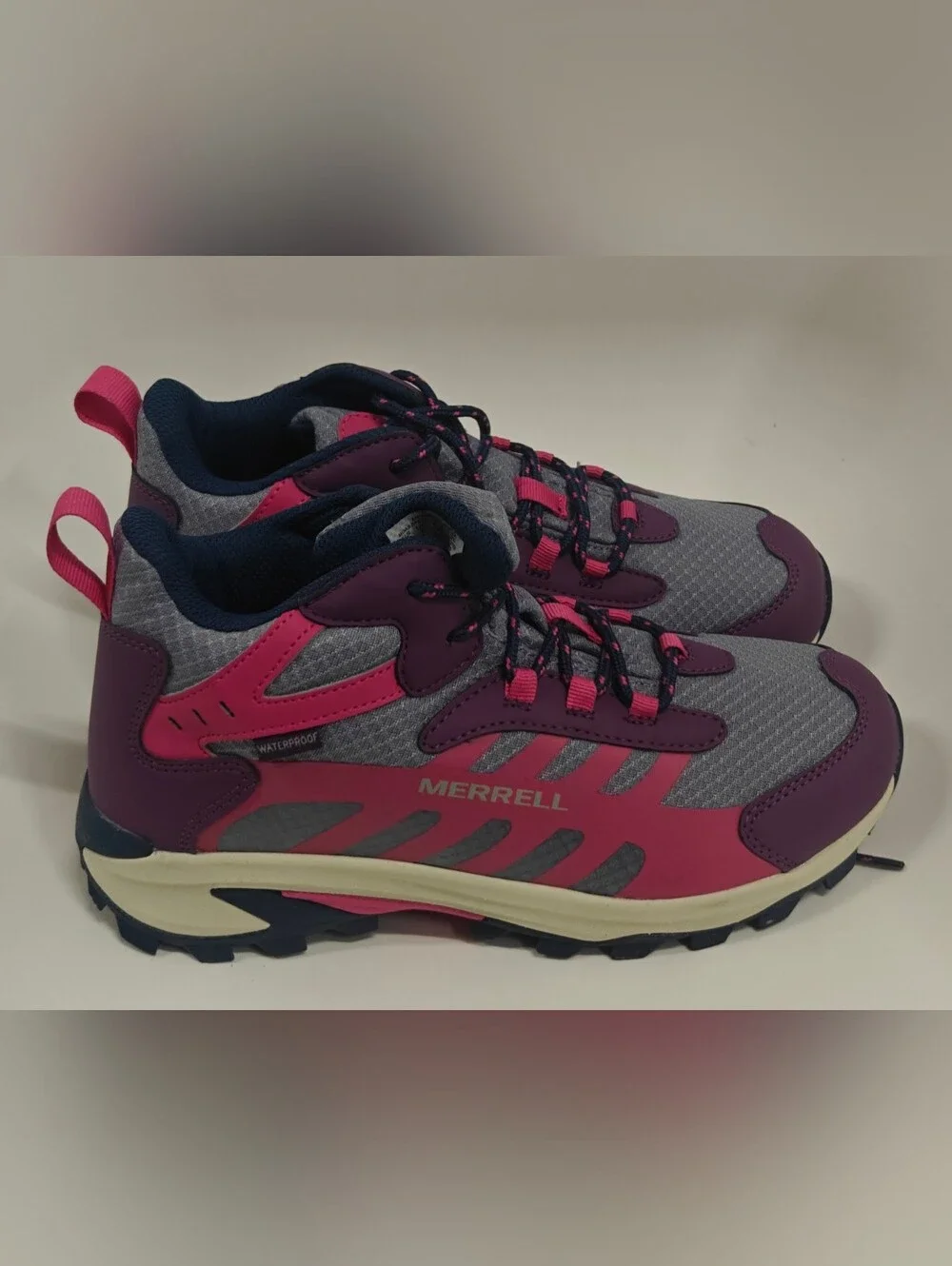 Merrell Big Kid's Moab Speed Mid 2 A/C Waterproof Hiking Boots Size 6M